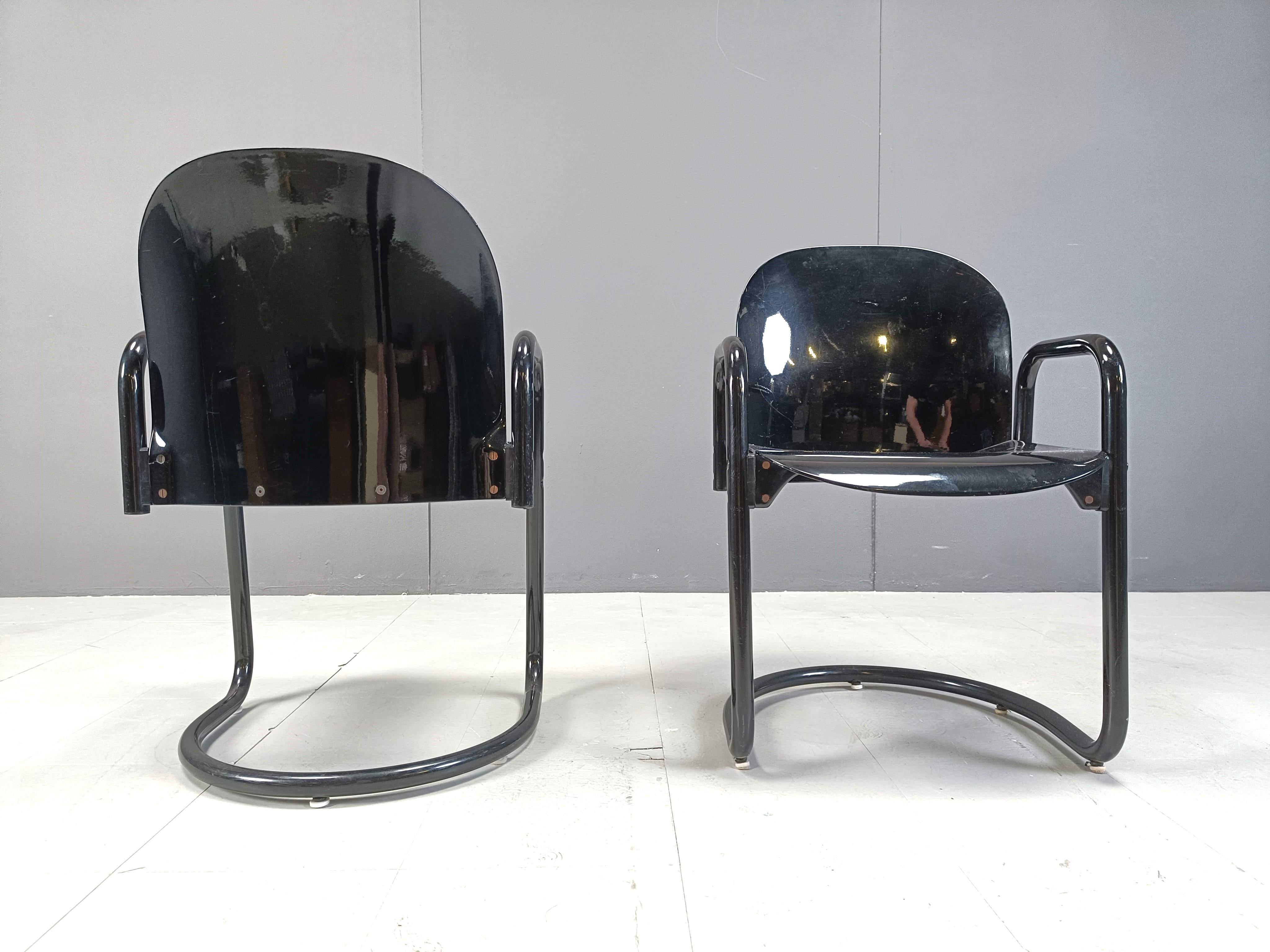 Sedie da pranzo Dialogo di Tobia Scarpa, anni '70 - set di 9 in vendita 4