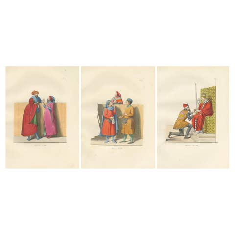 Dialogue, Diplomacy and Divine Right: Medieval Italian Costume Scenes, 1845