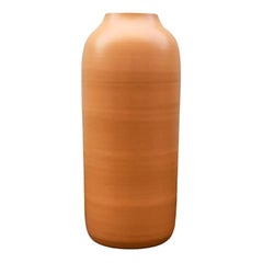 Jardinera grande Dialogue con esmalte naranja by WL Ceramics