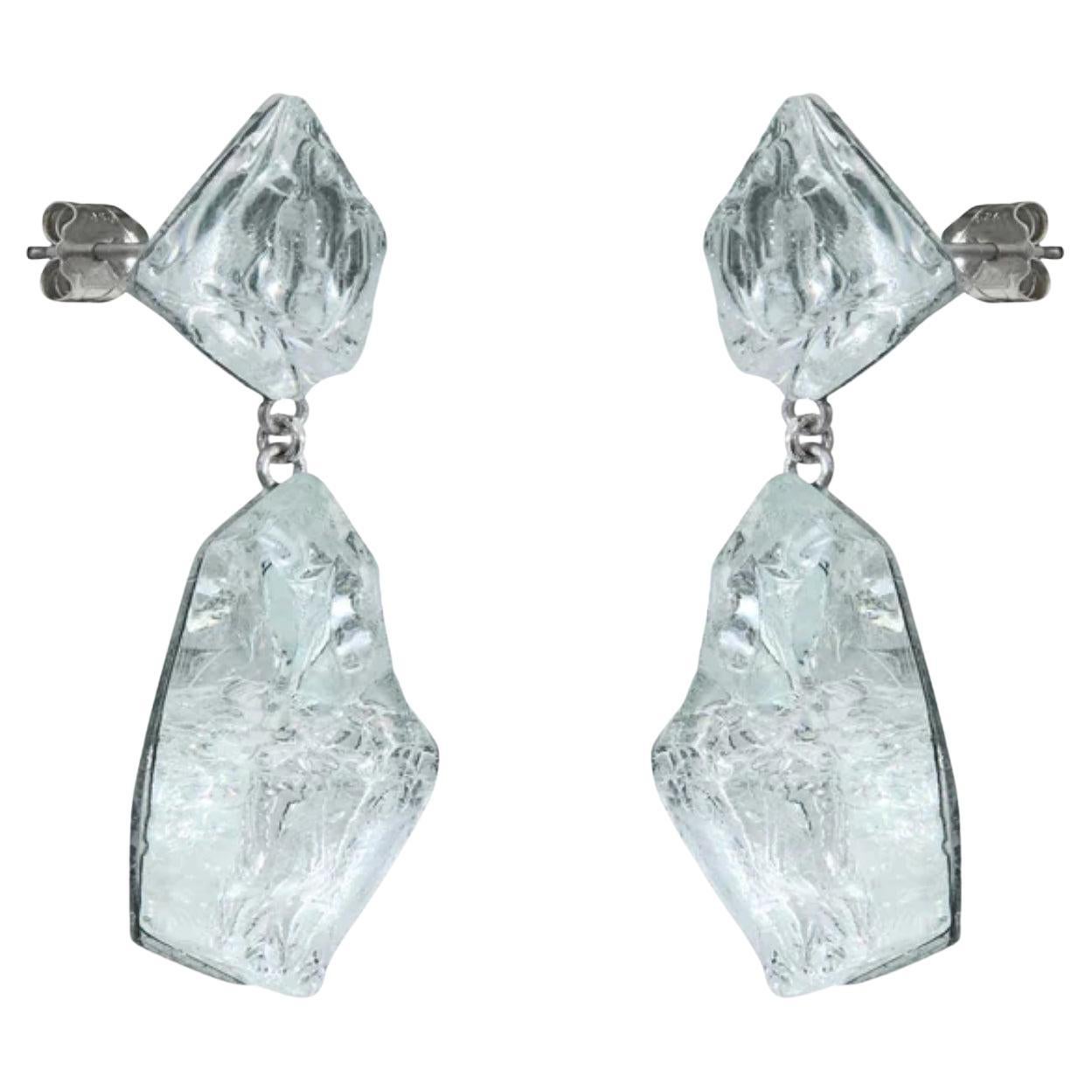 Diamand Brut? 10 Pair Of Earrings in Silver 
Mirror by Marion Fillancq