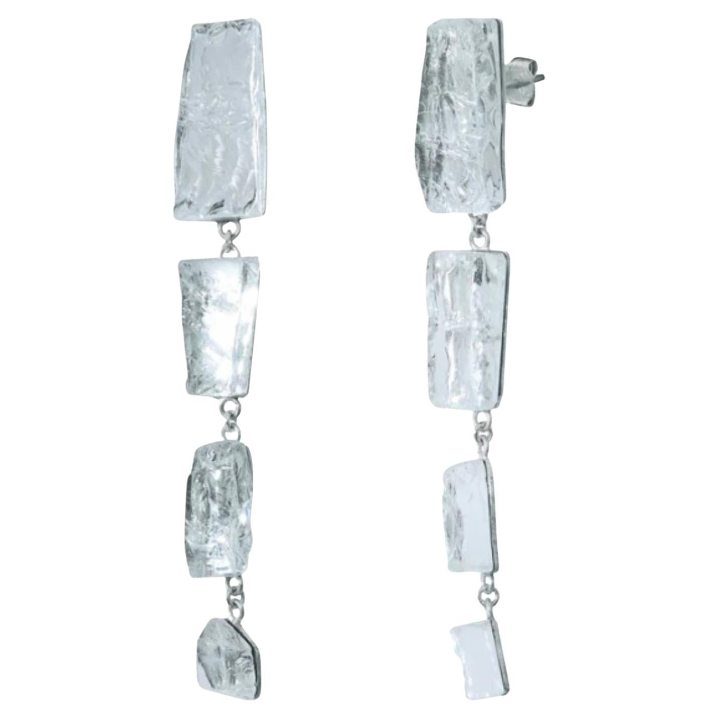 Diamant Brut? 14 Pair Of Earrings in Silver 
Mirror by Marion Fillancq