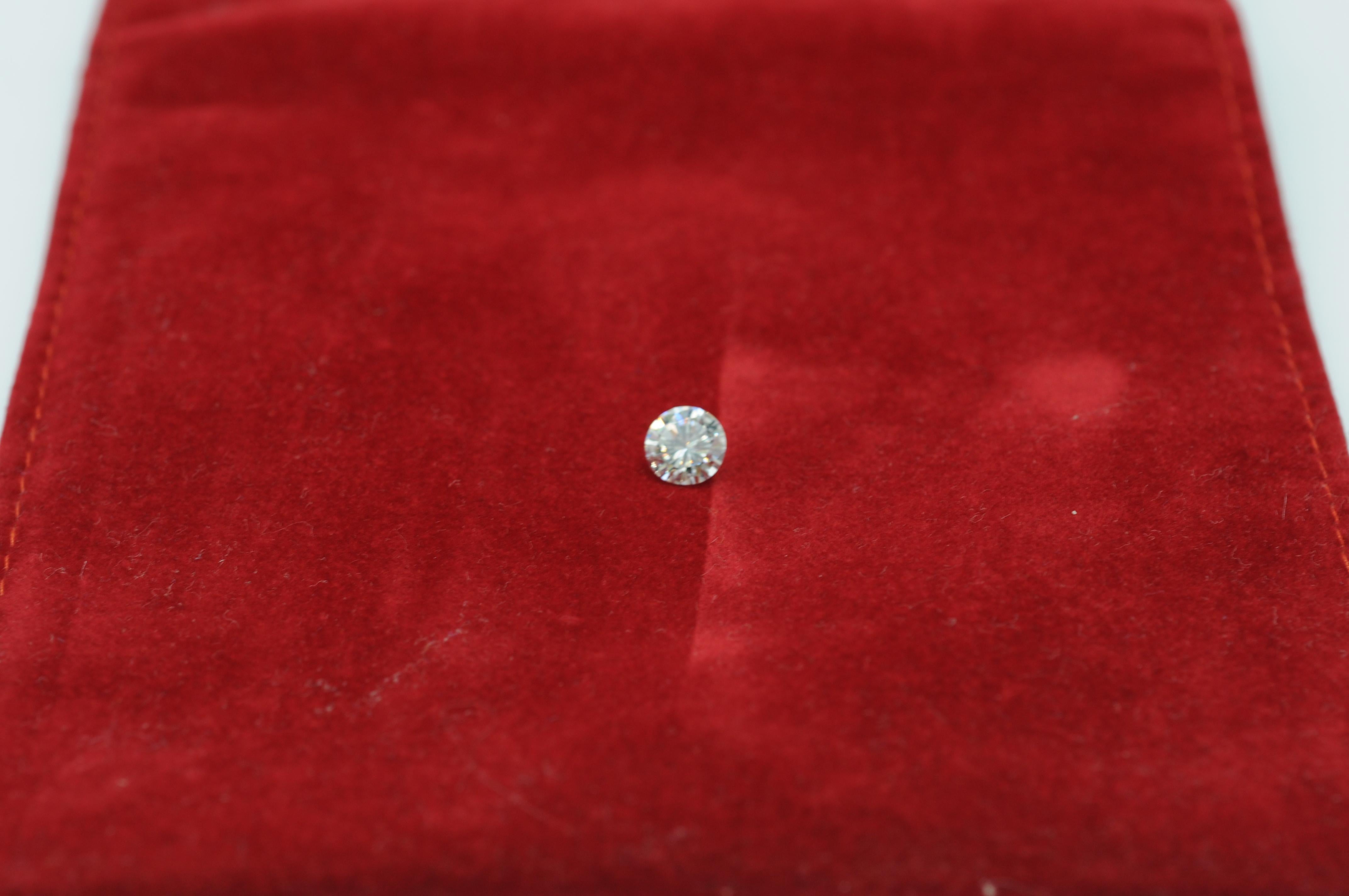 Chiarezza del diamante: (IF) internamente impeccabile Colore: top wesselton 1,06ct in vendita 2