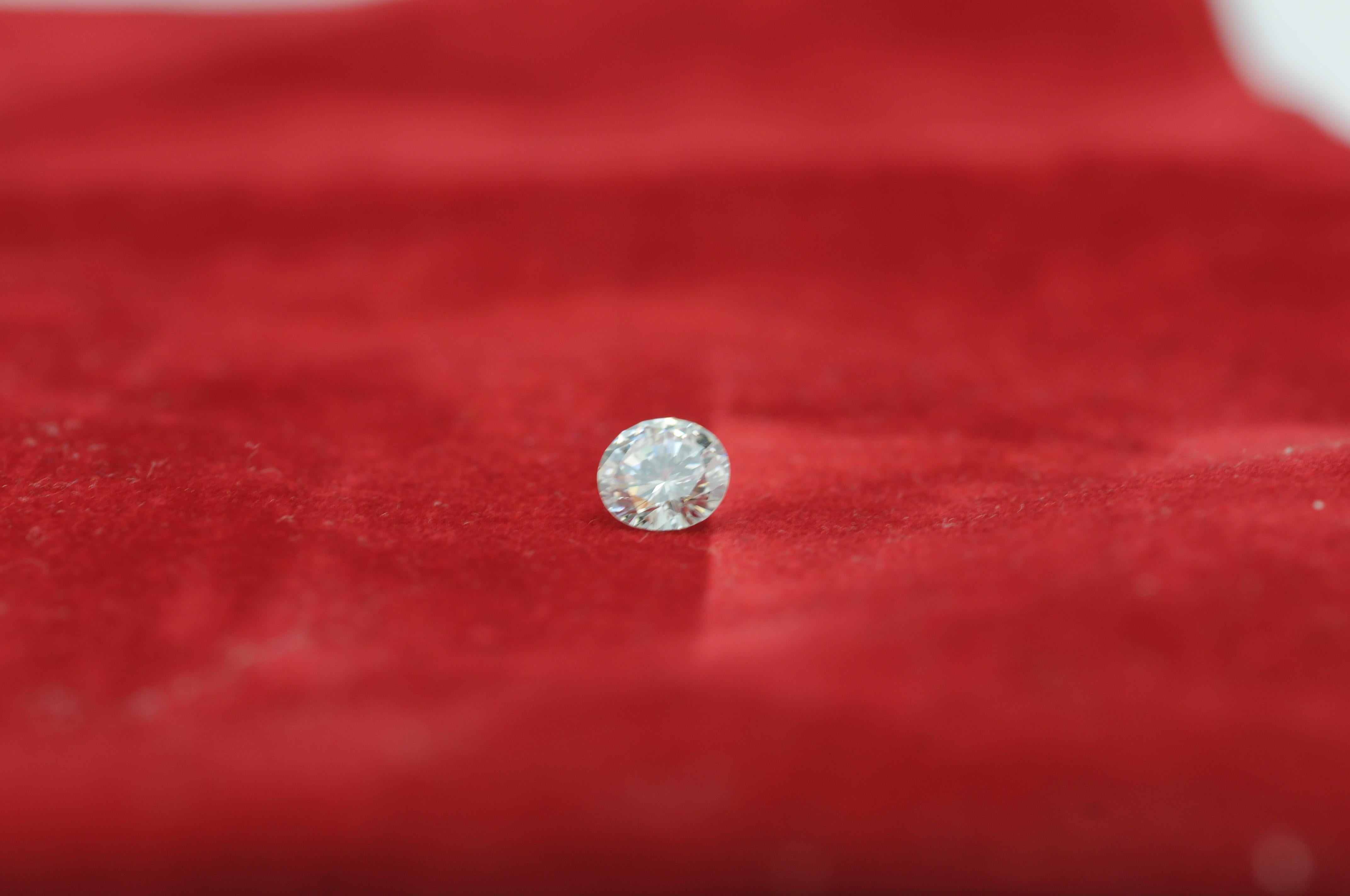  Diamant Reinheit des Diamanten: (IF) innere makellose Farbe: Oberteil wesselton 1,06ct im Angebot 6