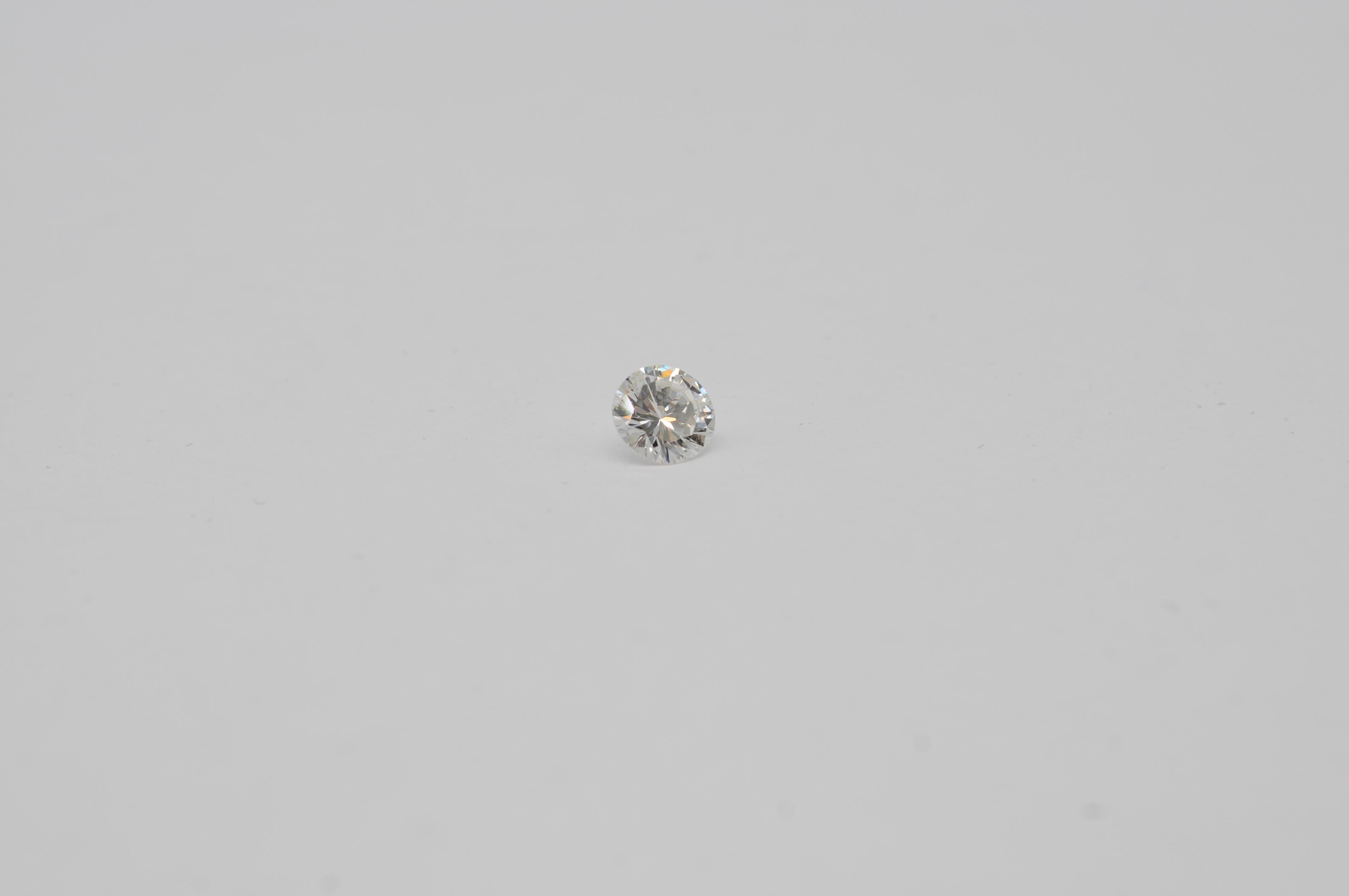  Diamant Reinheit des Diamanten: (IF) innere makellose Farbe: Oberteil wesselton 1,06ct (Brillantschliff) im Angebot