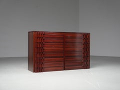 'Diamante' Cabinet by Luciano Frigerio in Wood, Italy, 1968