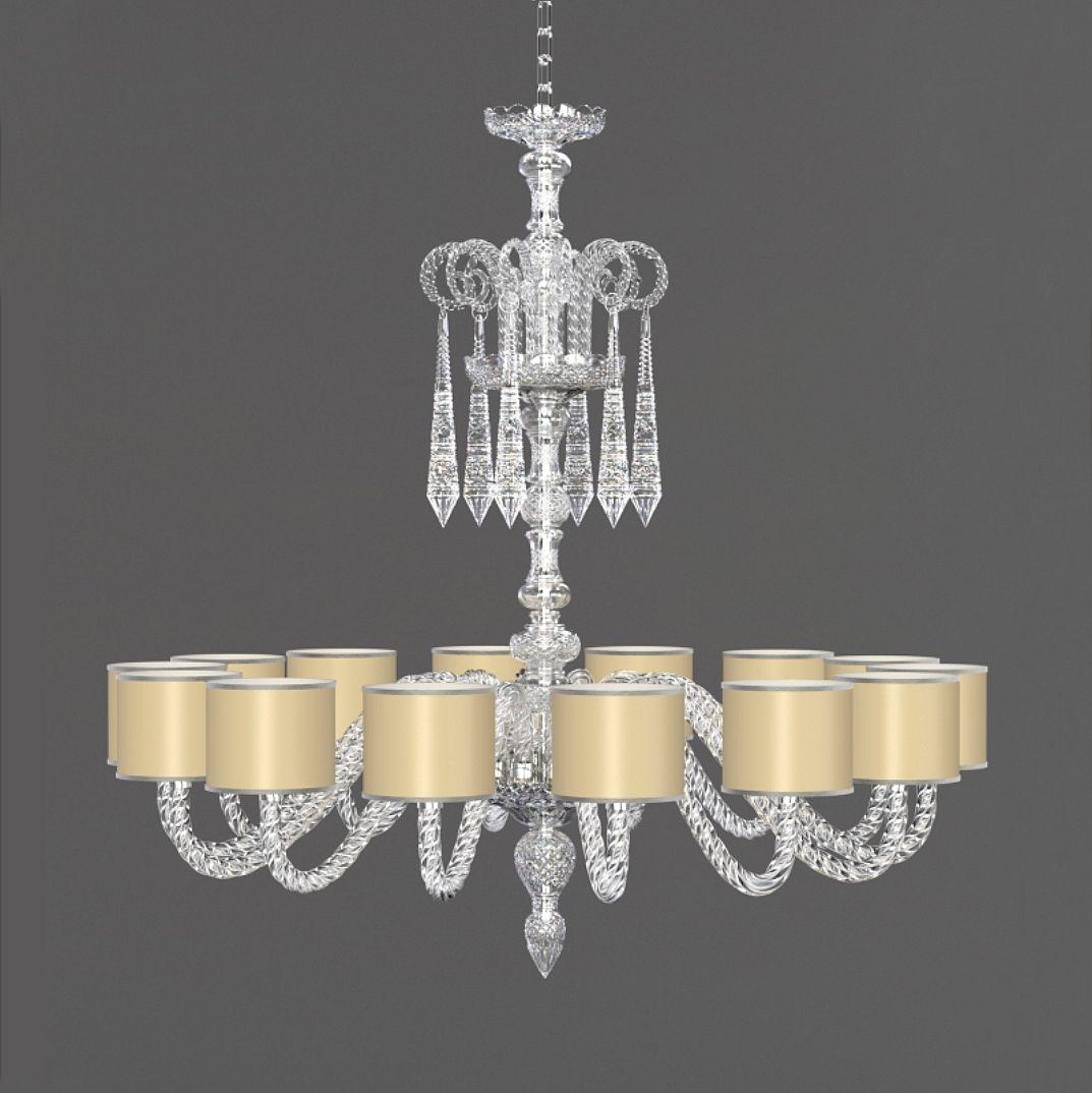 Diamante is a Neoclassical, handmade chandelier crafted in the Czech Republic.

This beautiful piece with coloured shades of your choosing is a perfect match for your home.
It fits well Classical and Neoclassical interiors, however will suite also