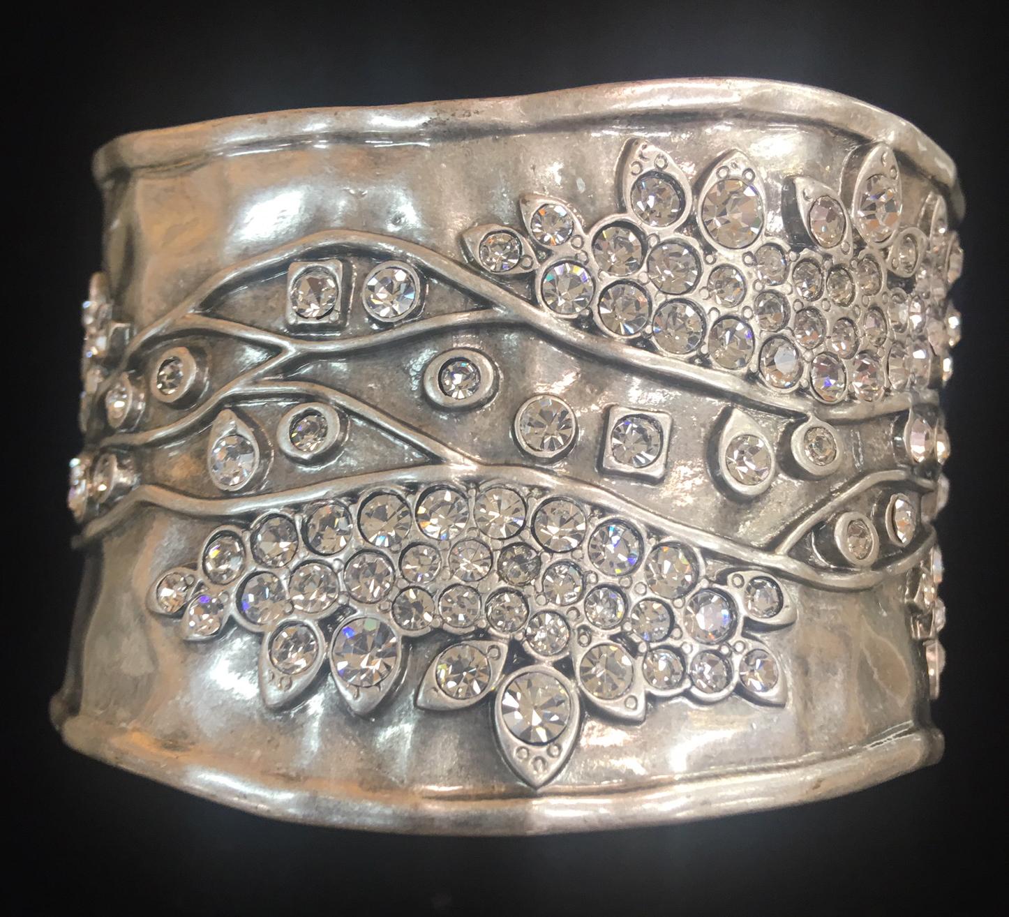 diamante cuff bracelet