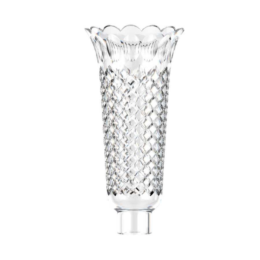 Contemporary Diamante Neoclassical Handmade Crystal Chandelier III For Sale