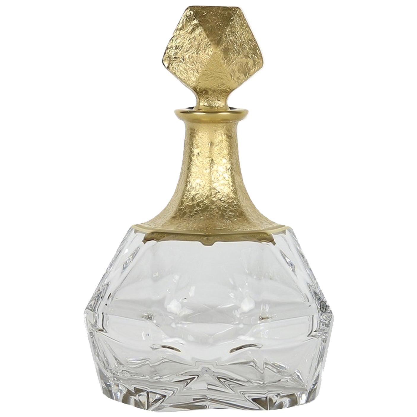 Capriccio Diamante Transparent and Gold Bottle