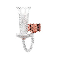 Diamante Sol Neoclassical Crystal Wall Light 1-Arm