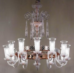 Diamante Sol Neoclassical Handmade Crystal Chandelier II, Mixed Metal Finish