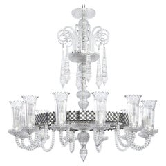 Diamante Sol Neoclassical Handmade Crystal Chandelier II, Mixed Metal Finish