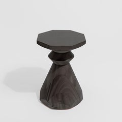 Diamantea stool in Black Cedar
