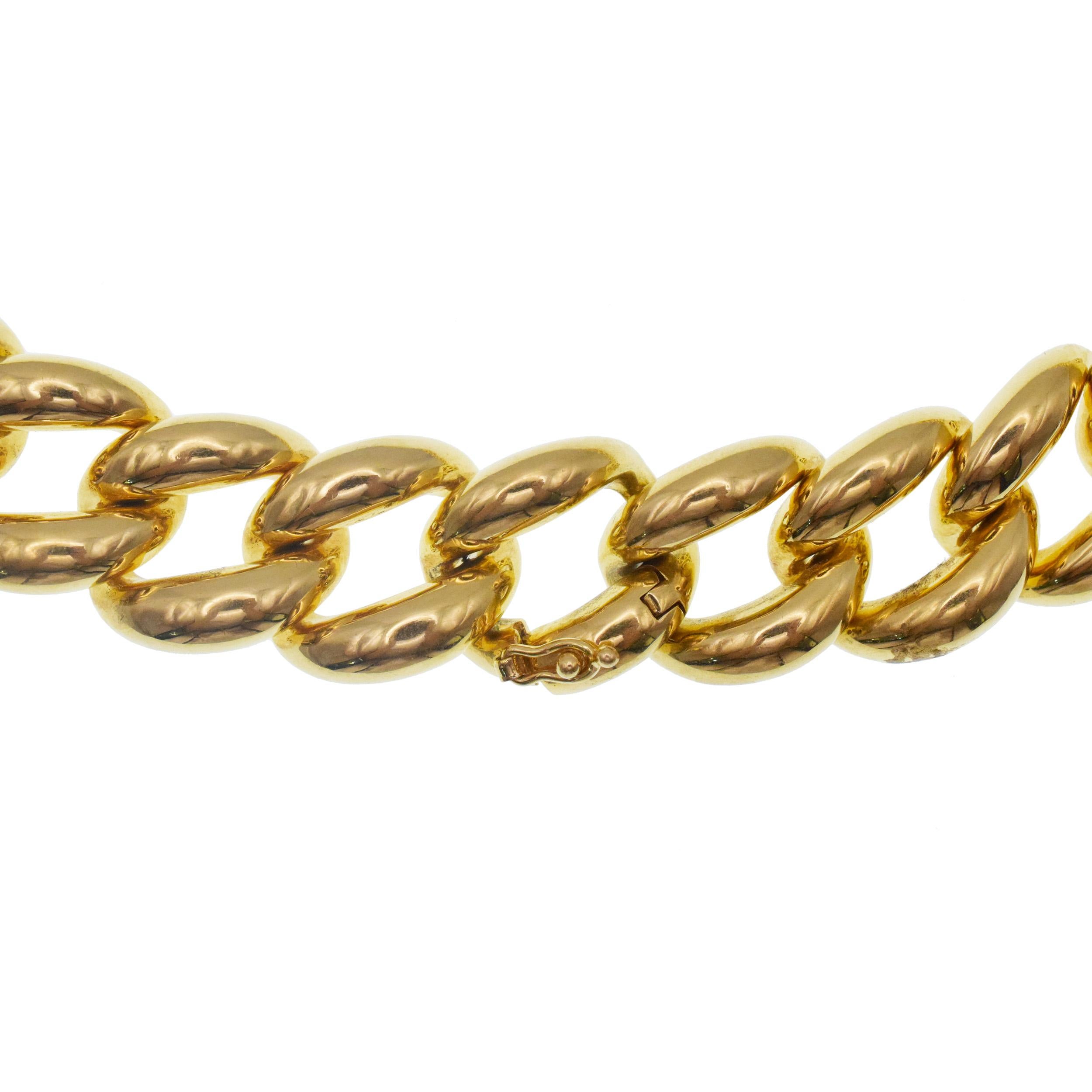 Collar de Diamante y Bordillo de Oro Corte redondo en venta