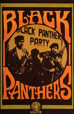 Black Panthers Party - Mixed Media on Canvas by Diamond - 2017