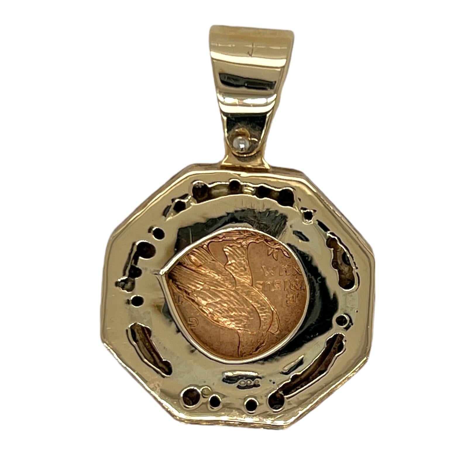 indian head coin necklace