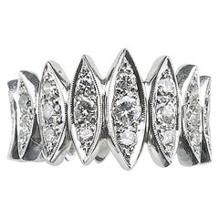 Diamond 1.00 Carat Platinum Eternity Ring