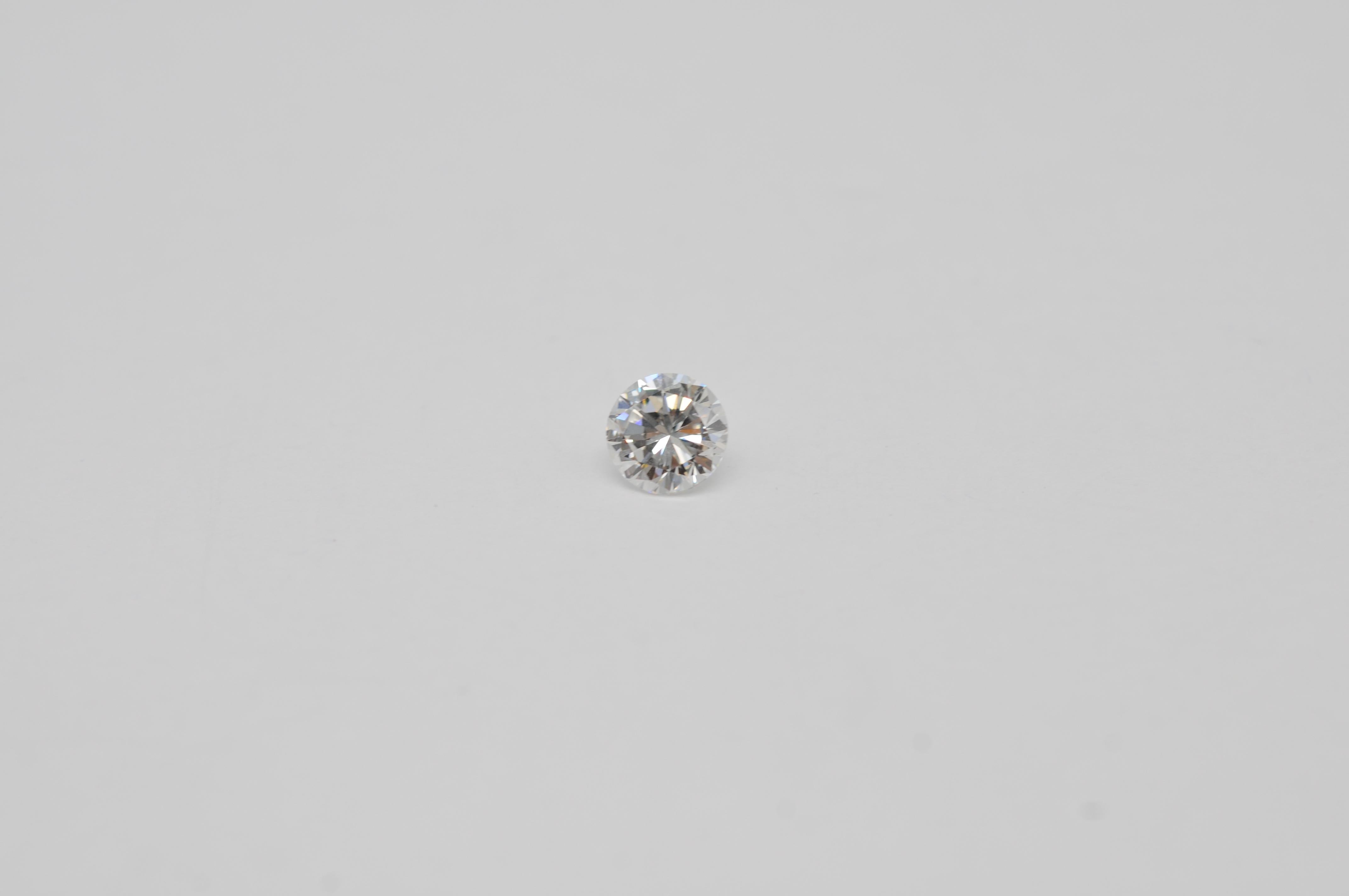 Diamond 1.02 carat clarity: internally flawless color: rare white (G) by HRD In Good Condition For Sale In Berlin, BE