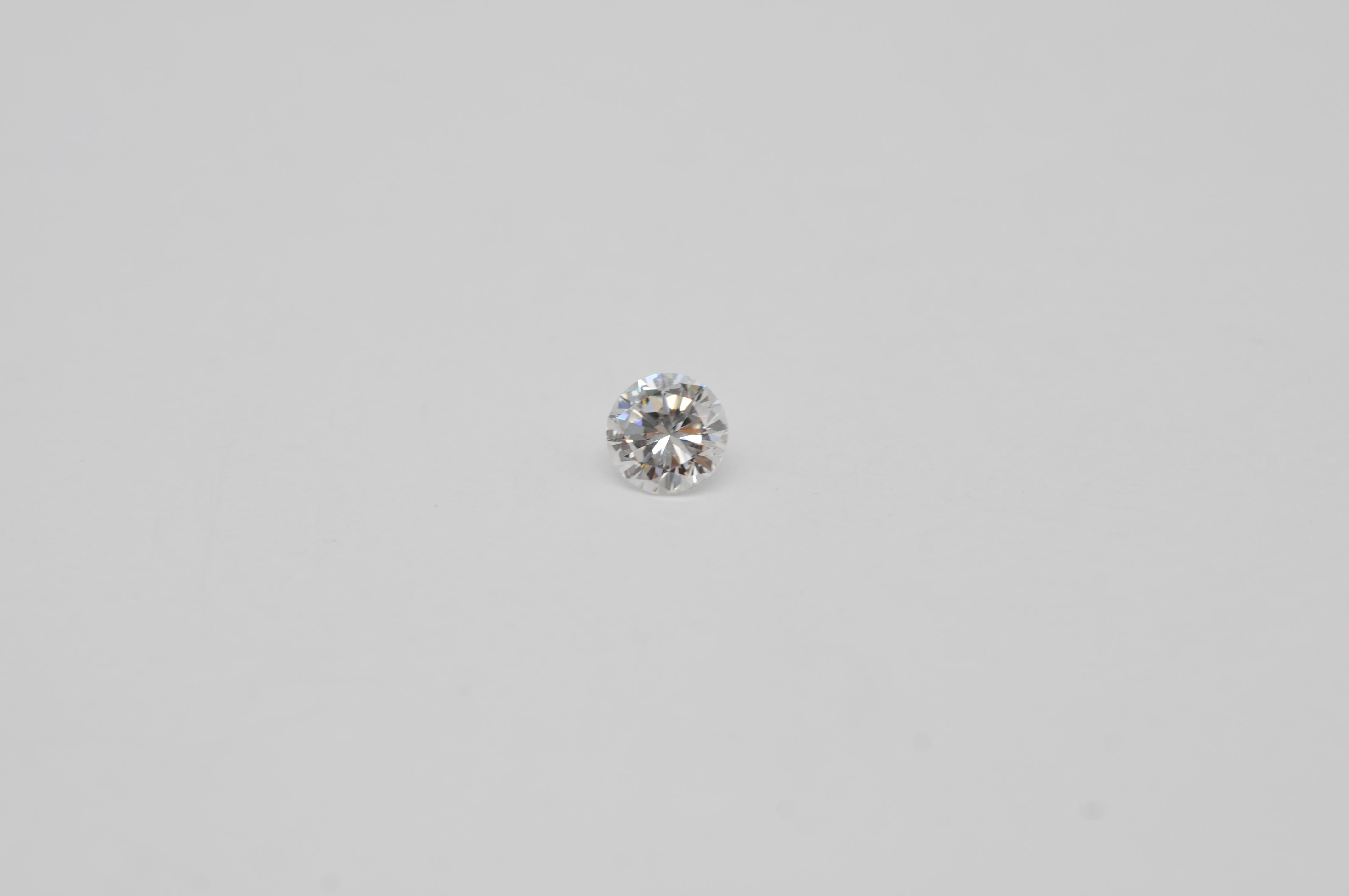 Aesthetic Movement Diamond 1.02 carat clarity: internally flawless color: rare white (G) by HRD For Sale