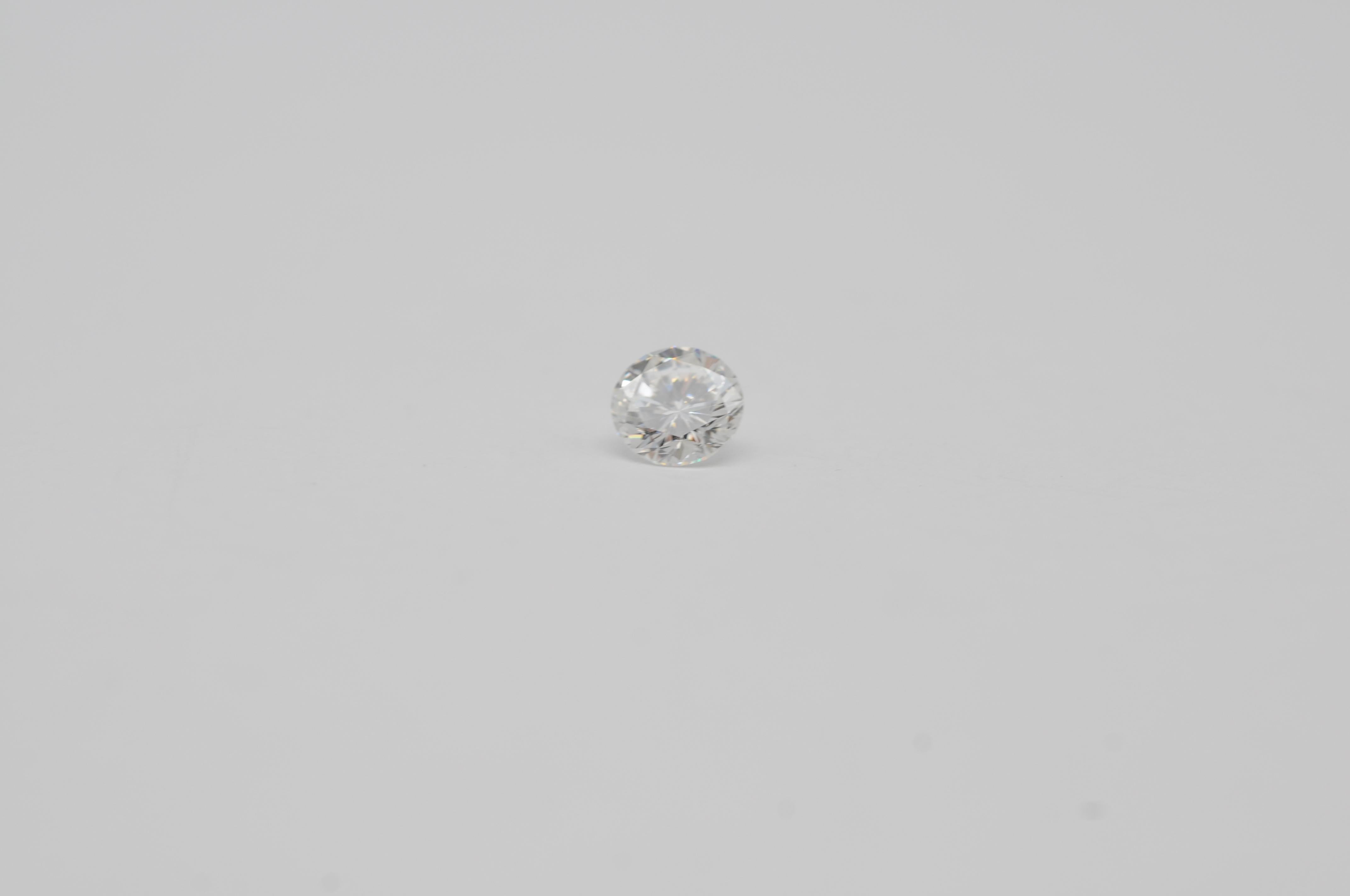 Brilliant Cut Diamond 1.02 carat clarity: internally flawless color: rare white (G) by HRD For Sale