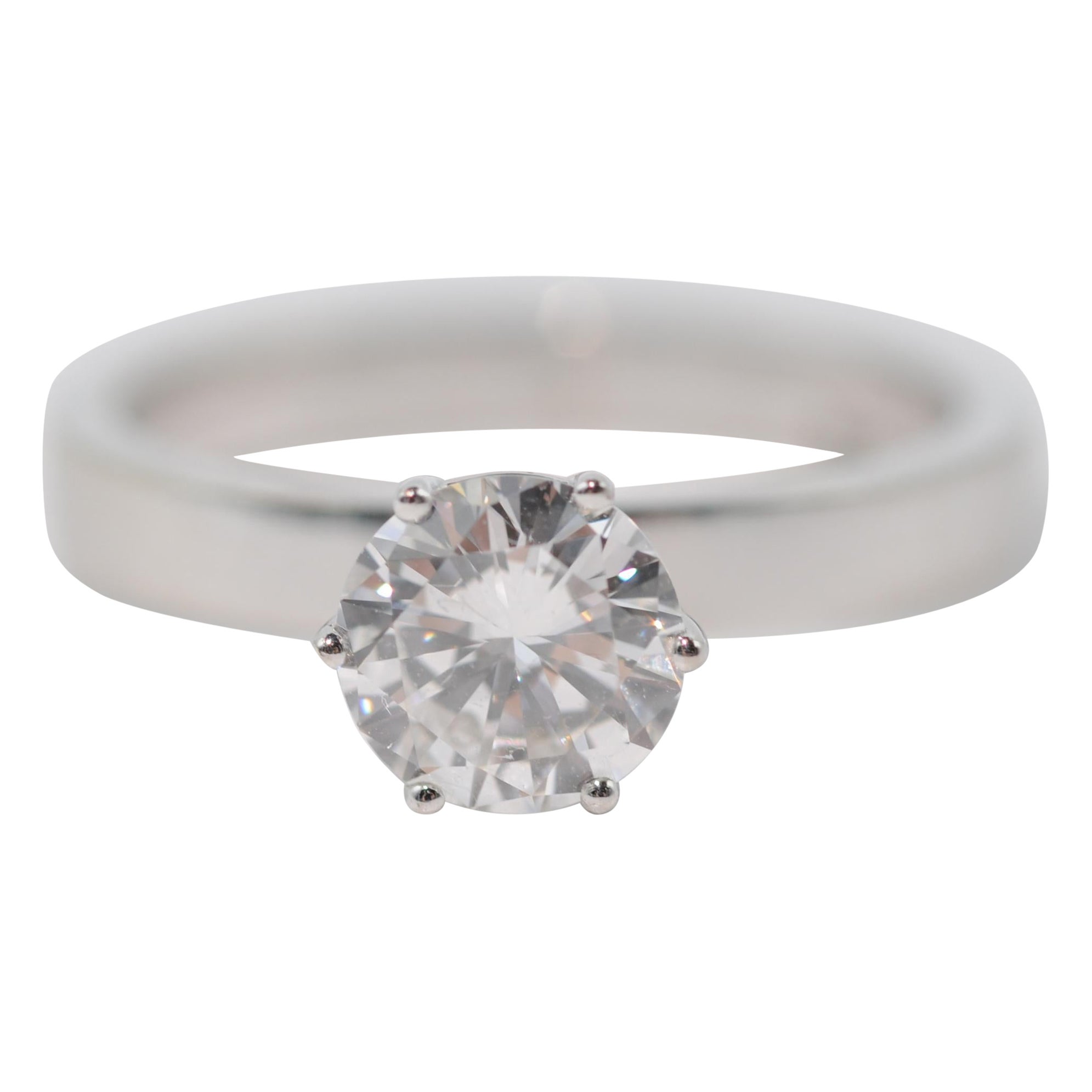 Diamond 1.02ct Solitare Ring VVS2 color(G) For Sale