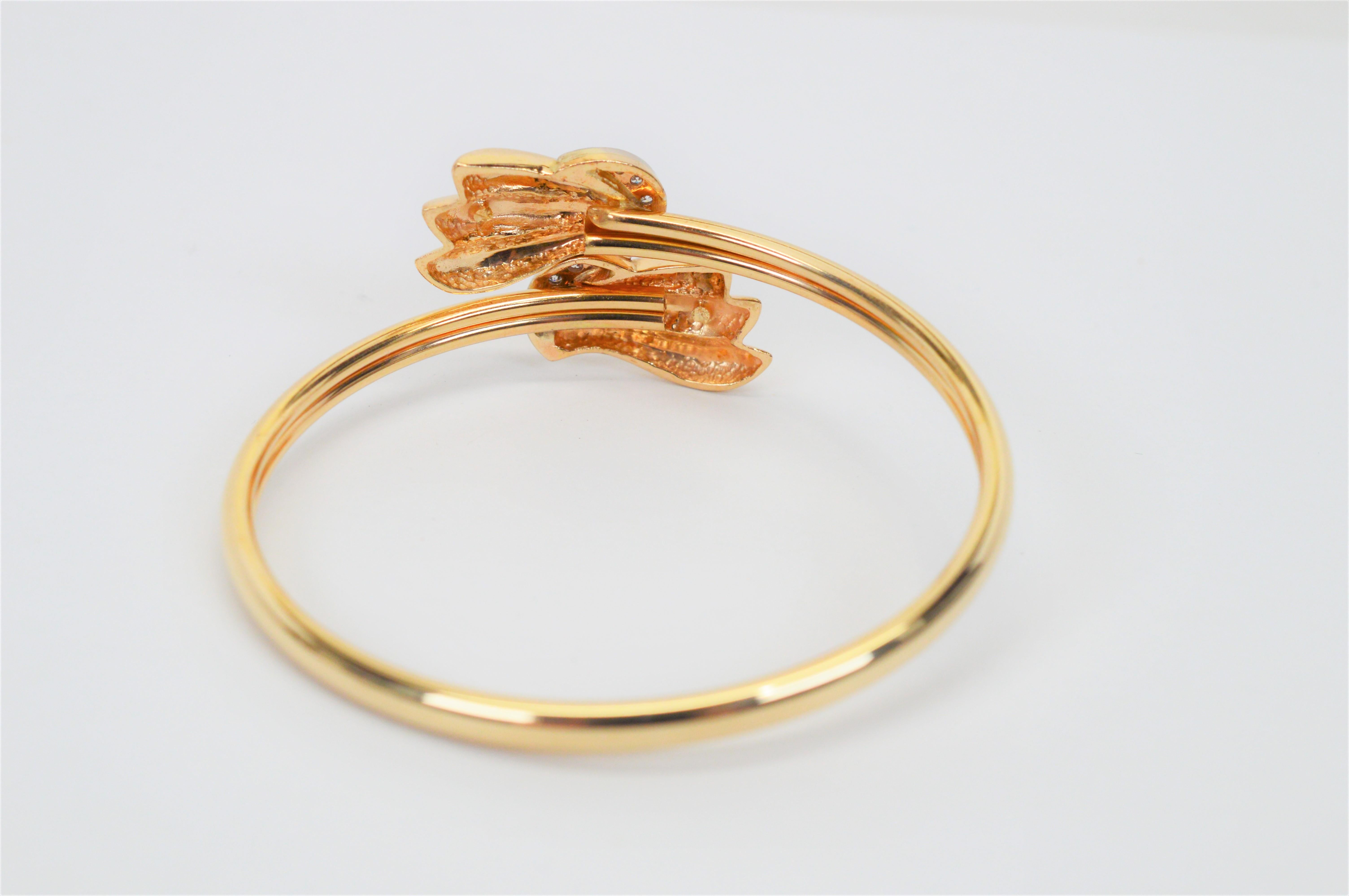 modern finger ring bracelet designs in gold