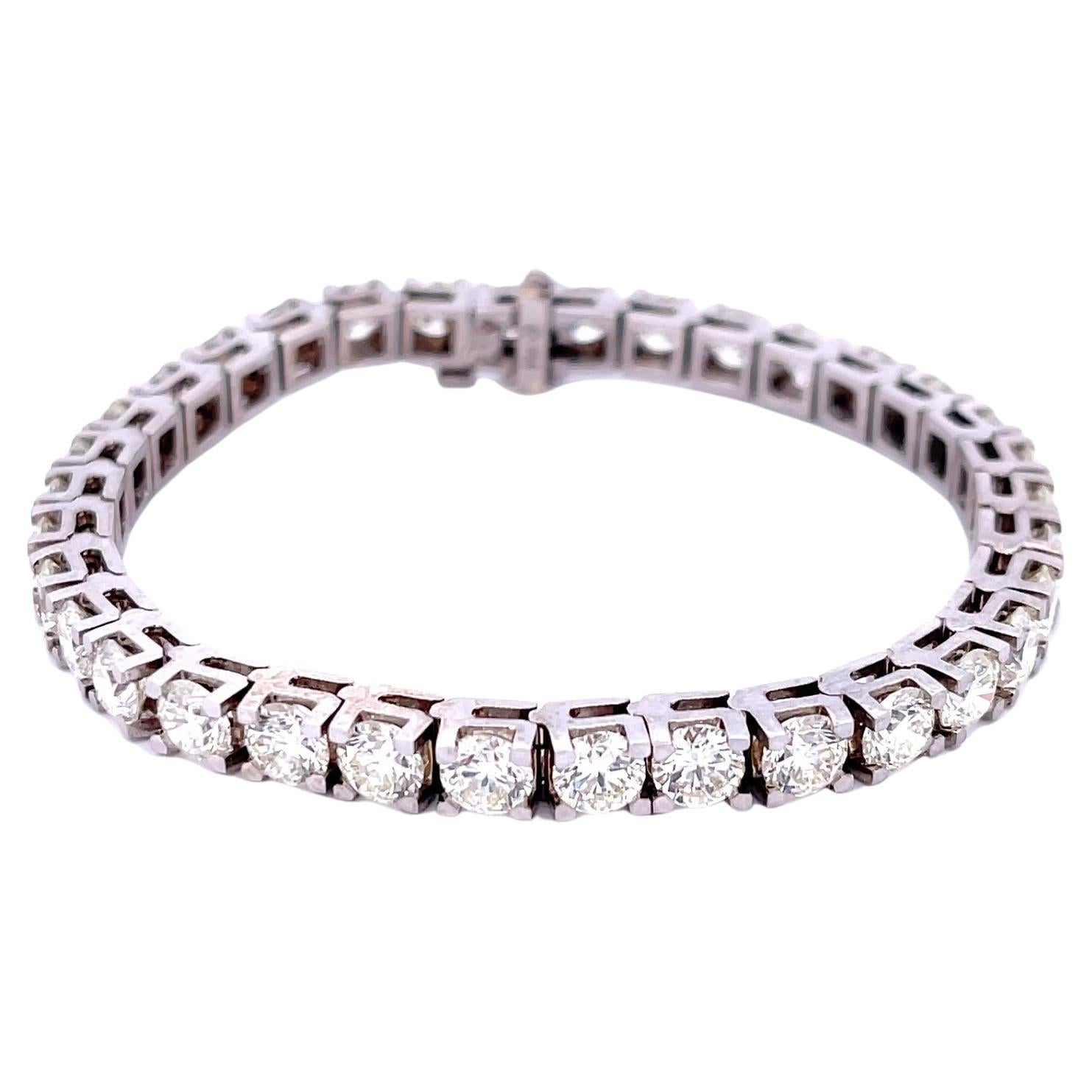 Diamond 14ctw Tennis Bracelet in 14K White Gold