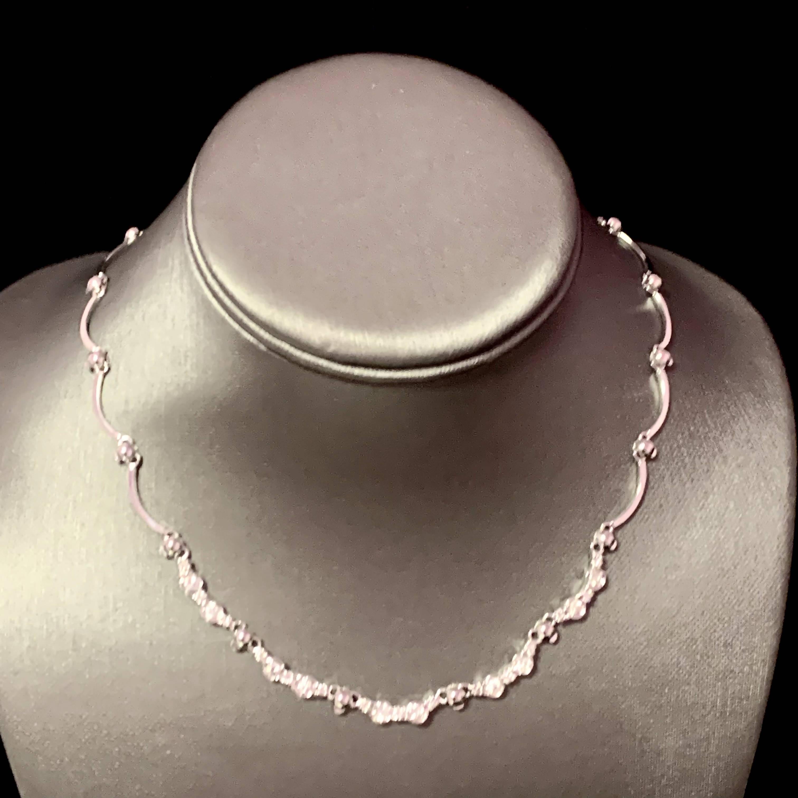 Collier en or 14k certifié 1,5 TCW avec diamants en vente 5