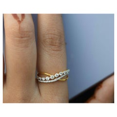 Diamond 14k Solid Gold Cluster Ring Engagement Ring Diamond Proposal Ring Gift.