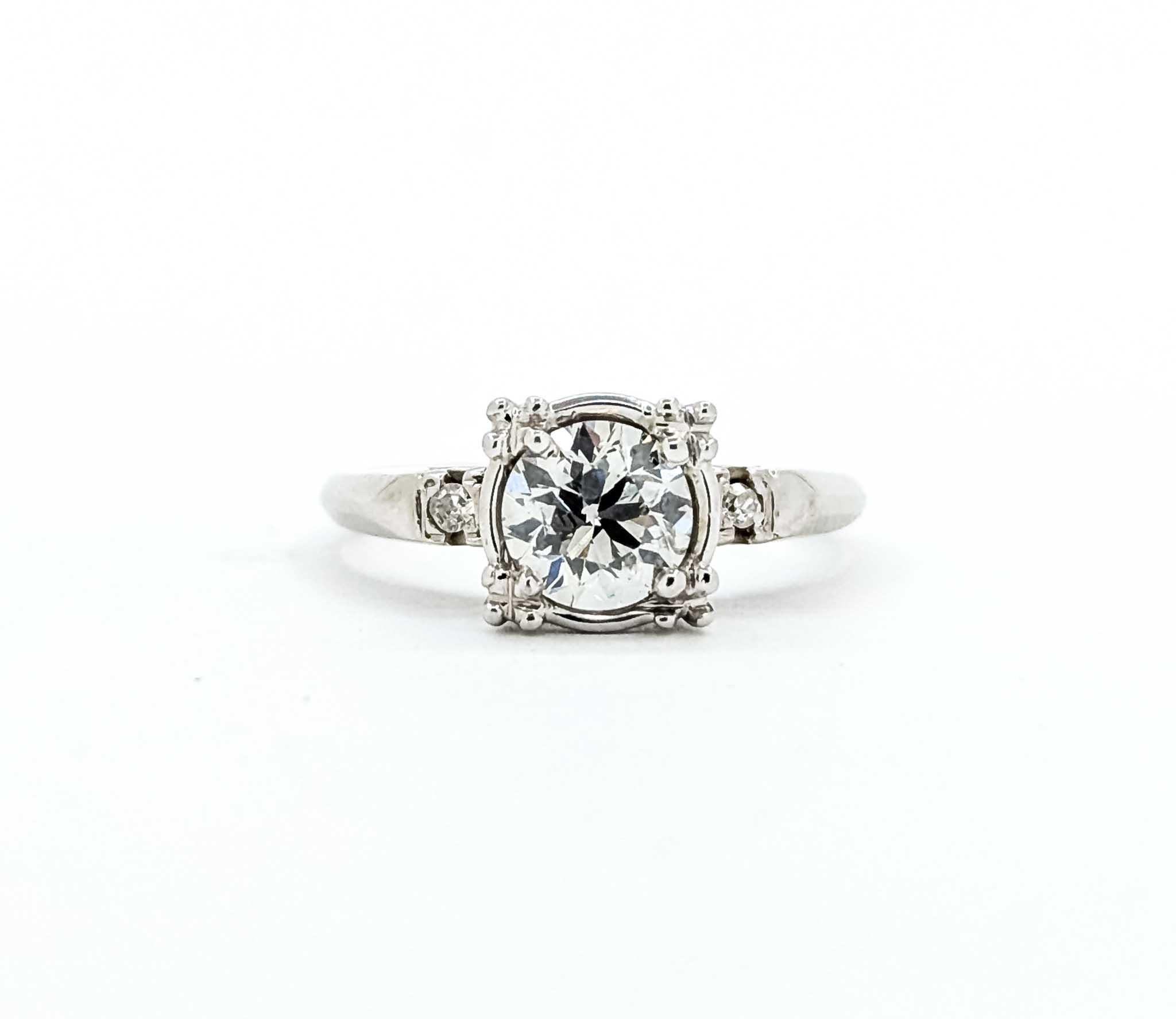 Anillo Diamante Oro Blanco 14k en venta 5