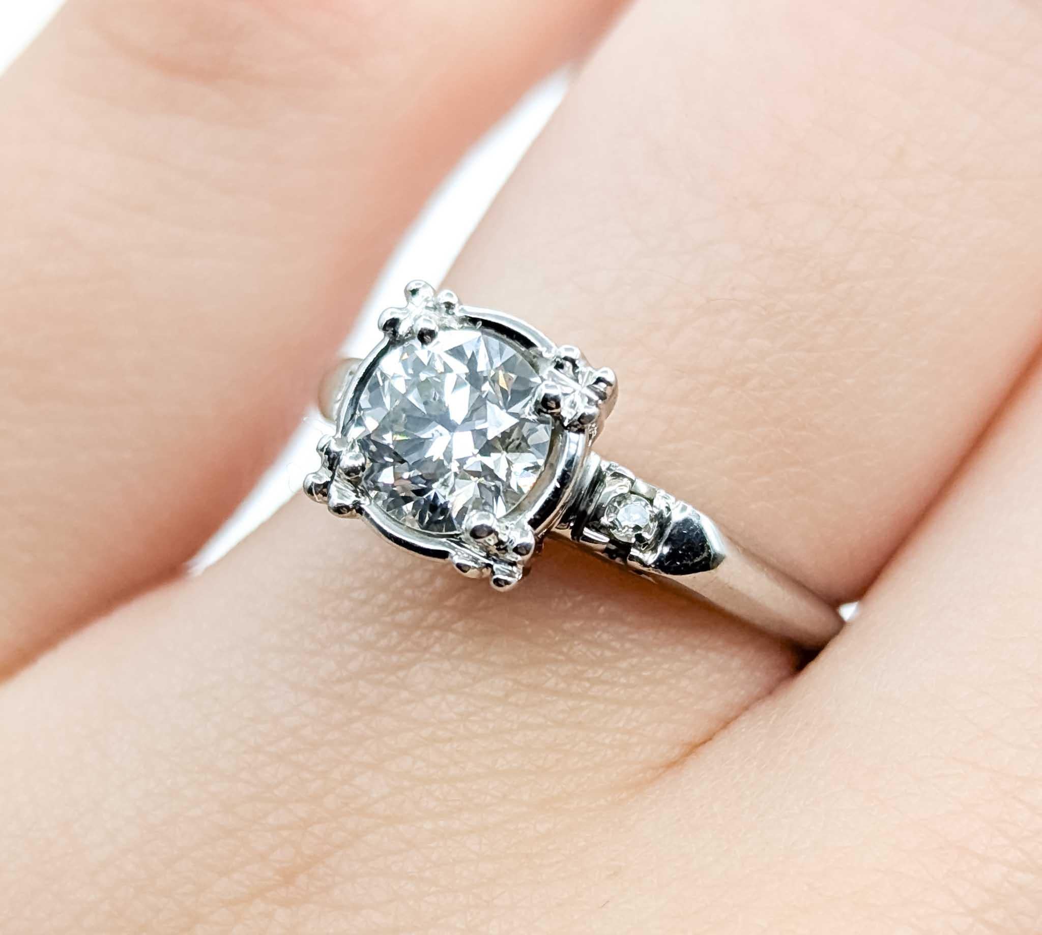 Anillo Diamante Oro Blanco 14k en Excelente estado para la venta en Bloomington, MN