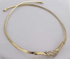 Diamond, 14K Yellow Gold Necklace