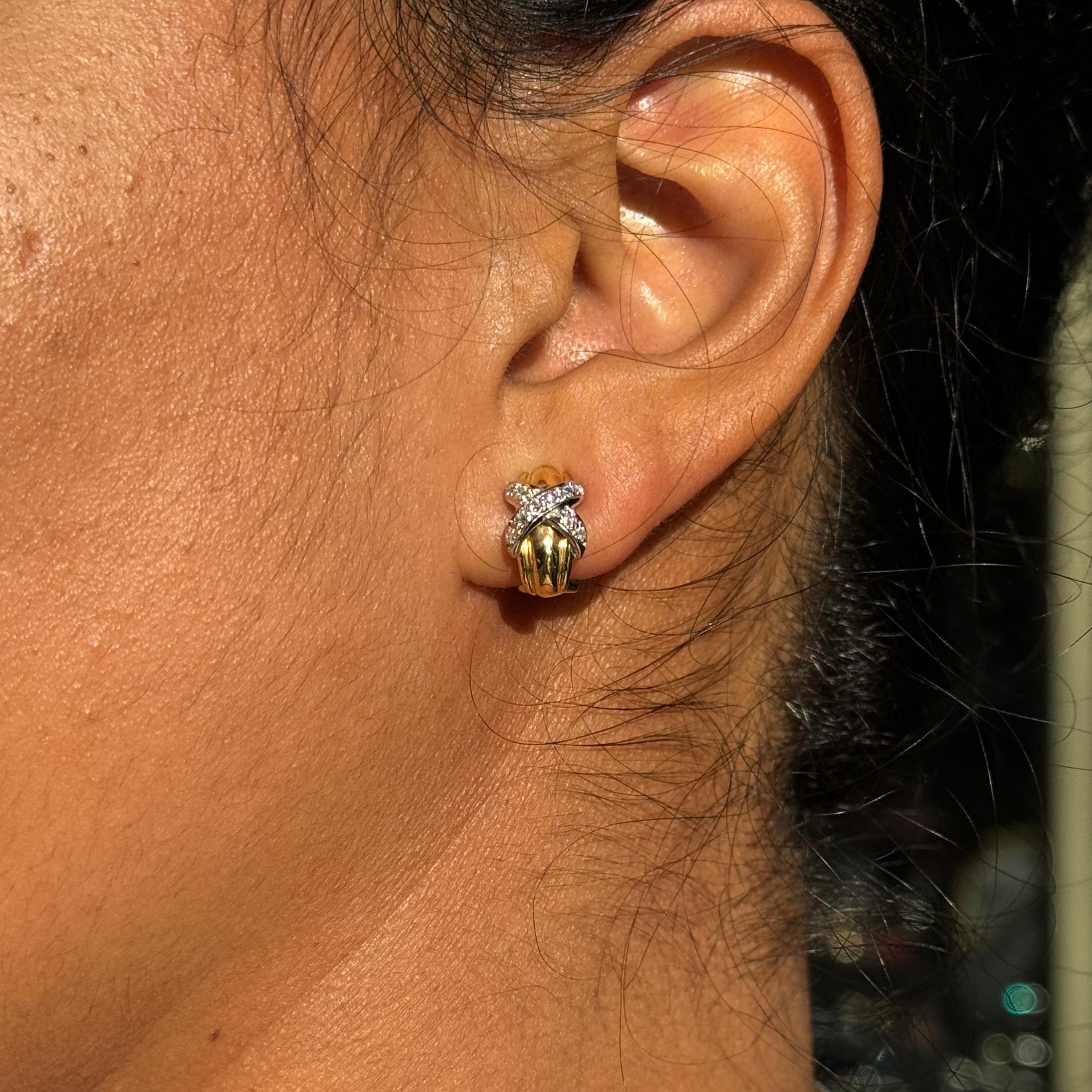 Pendientes de medio aro 