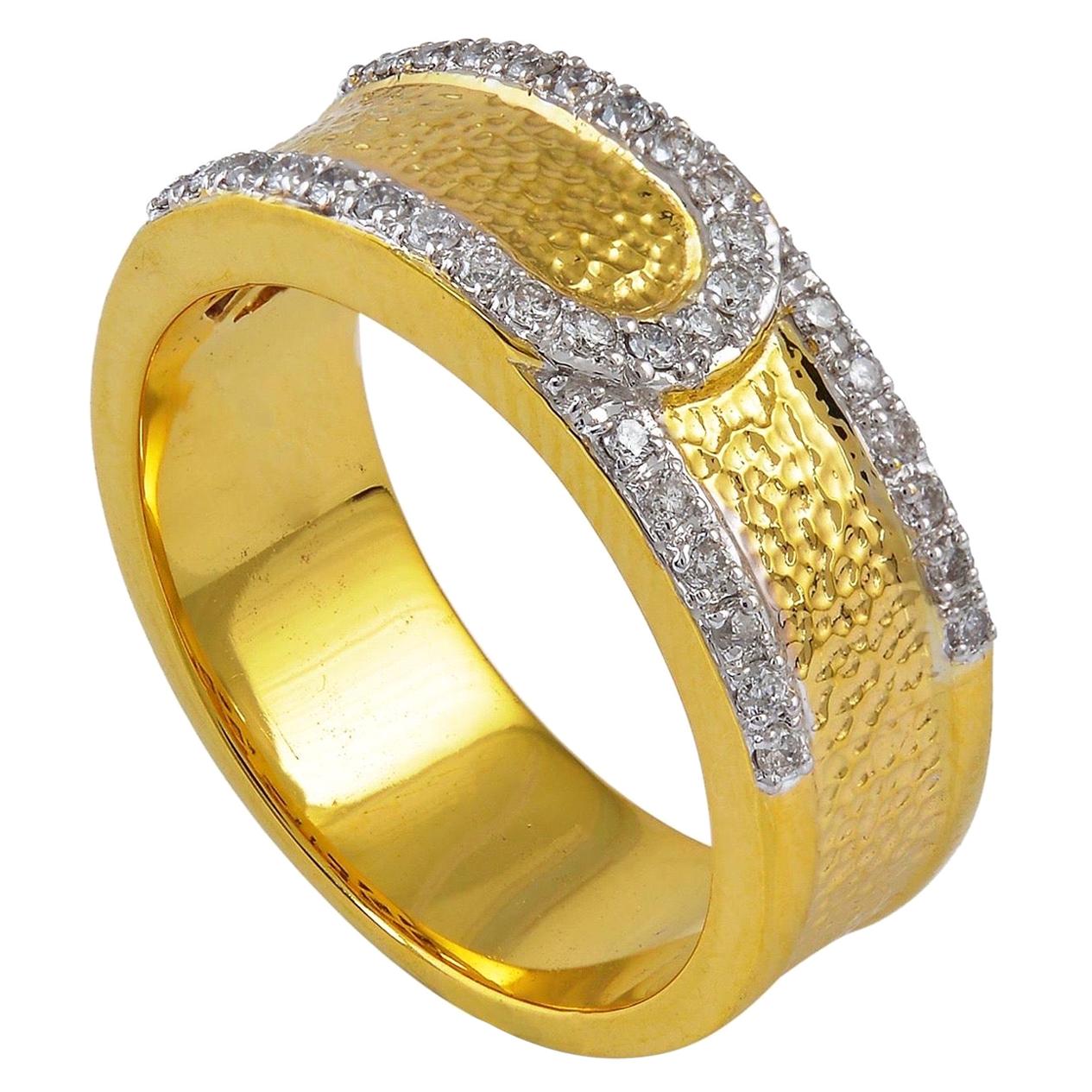 Diamond 18 Karat Gold Eternity Ring