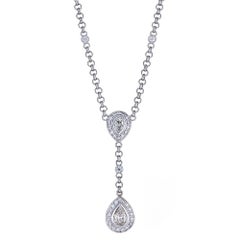 Diamond 18 Karat Gold Necklace