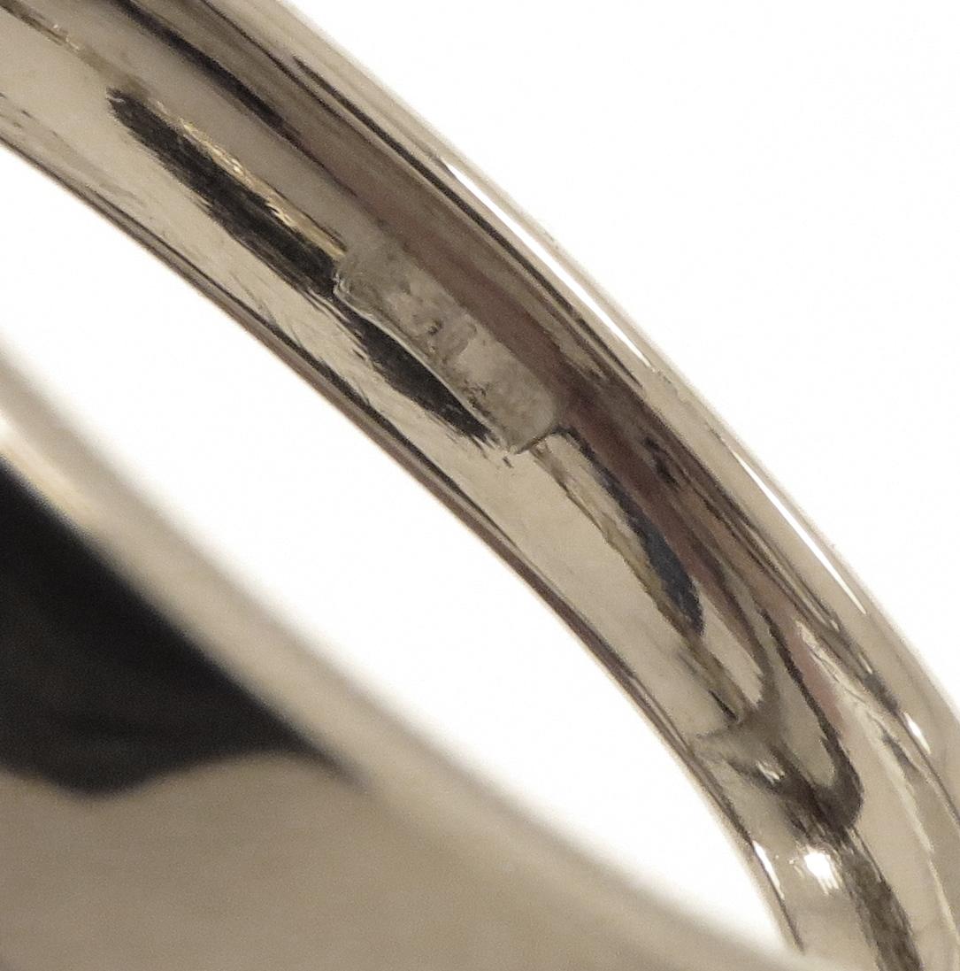 Botta Gioielli Diamond 18 Karat White Gold Band Ring Handcrafted For Sale 4