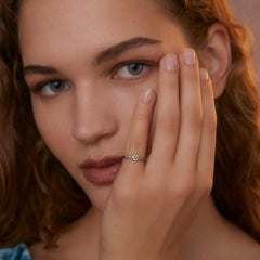 Emma Chapman Handmade Diamant 18k Weißgold Verlobungsring, New