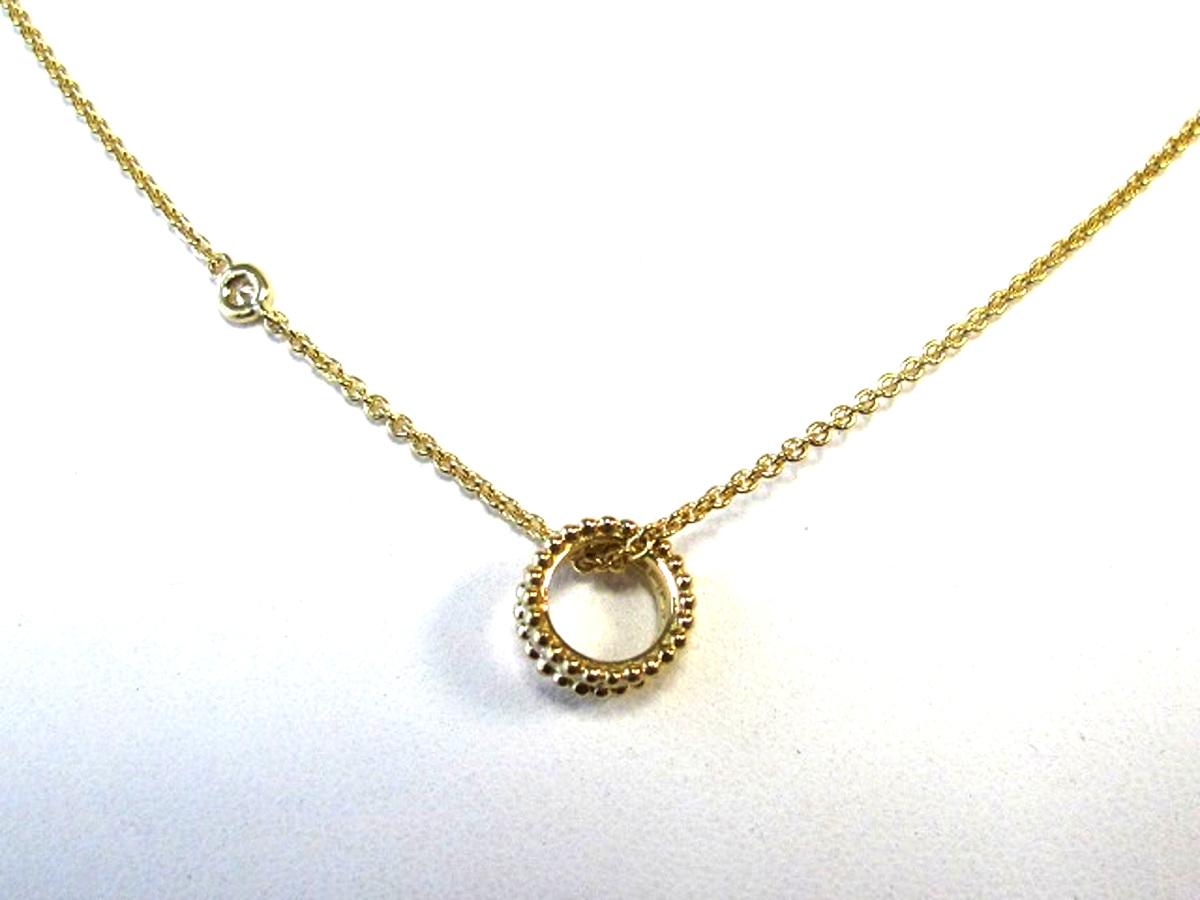 Diamond and 18k Yellow Gold Pendant 2