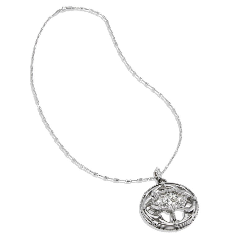 Diamond 18k Custom Design Pendant For Sale at 1stDibs