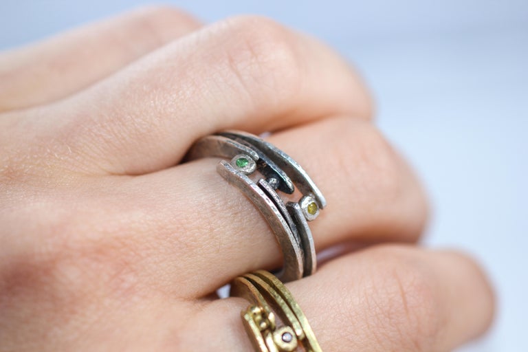 2021-22FW Unisex Street Style Silver 18K Gold Stainless Rings