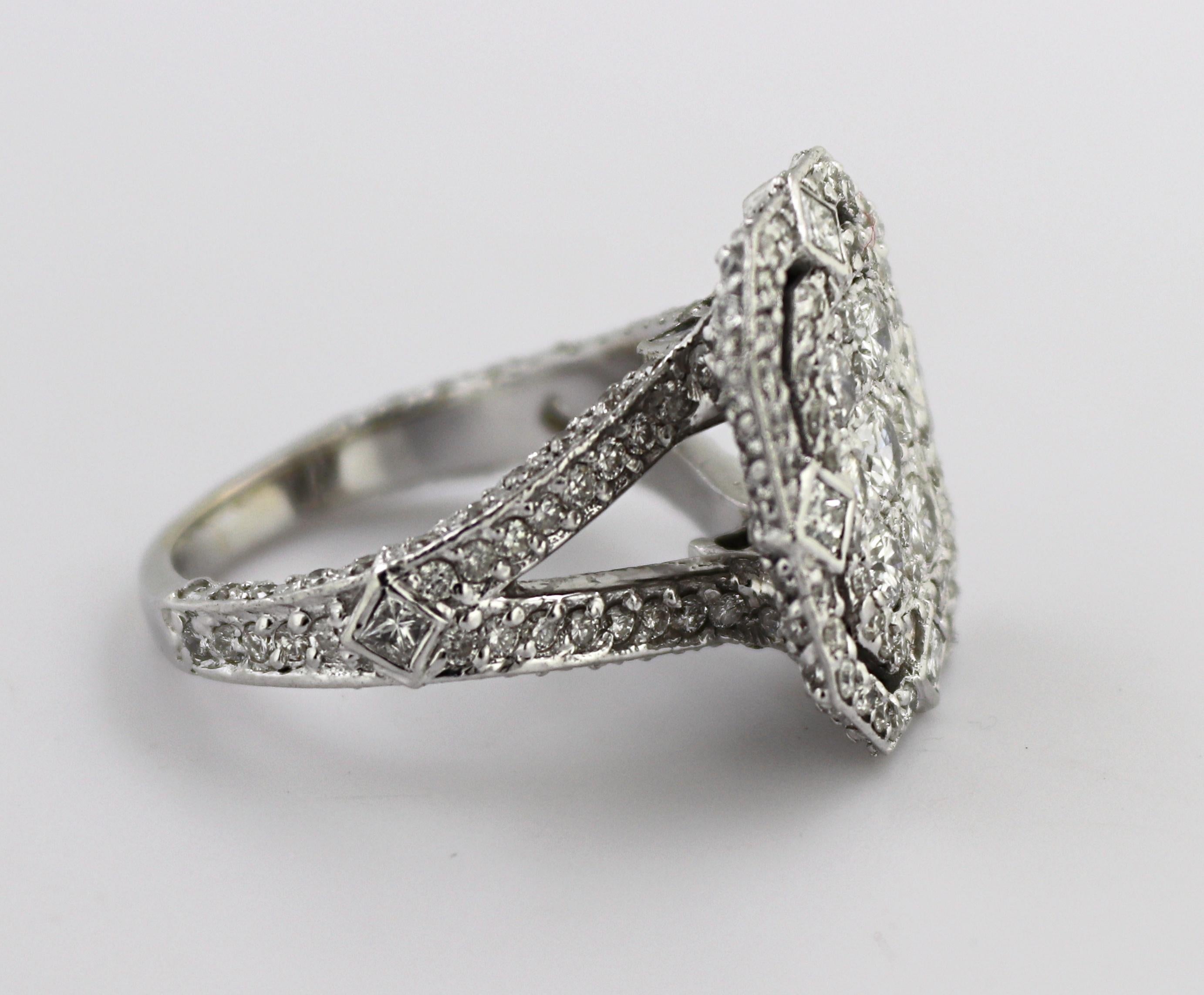 vintage illusion diamond ring