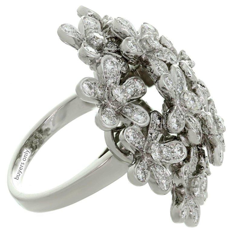 Van Cleef and Arpels Diamond 18 Karat White Gold Socrate Ring For Sale at  1stDibs | van cleef socrate ring, van cleef & arpels