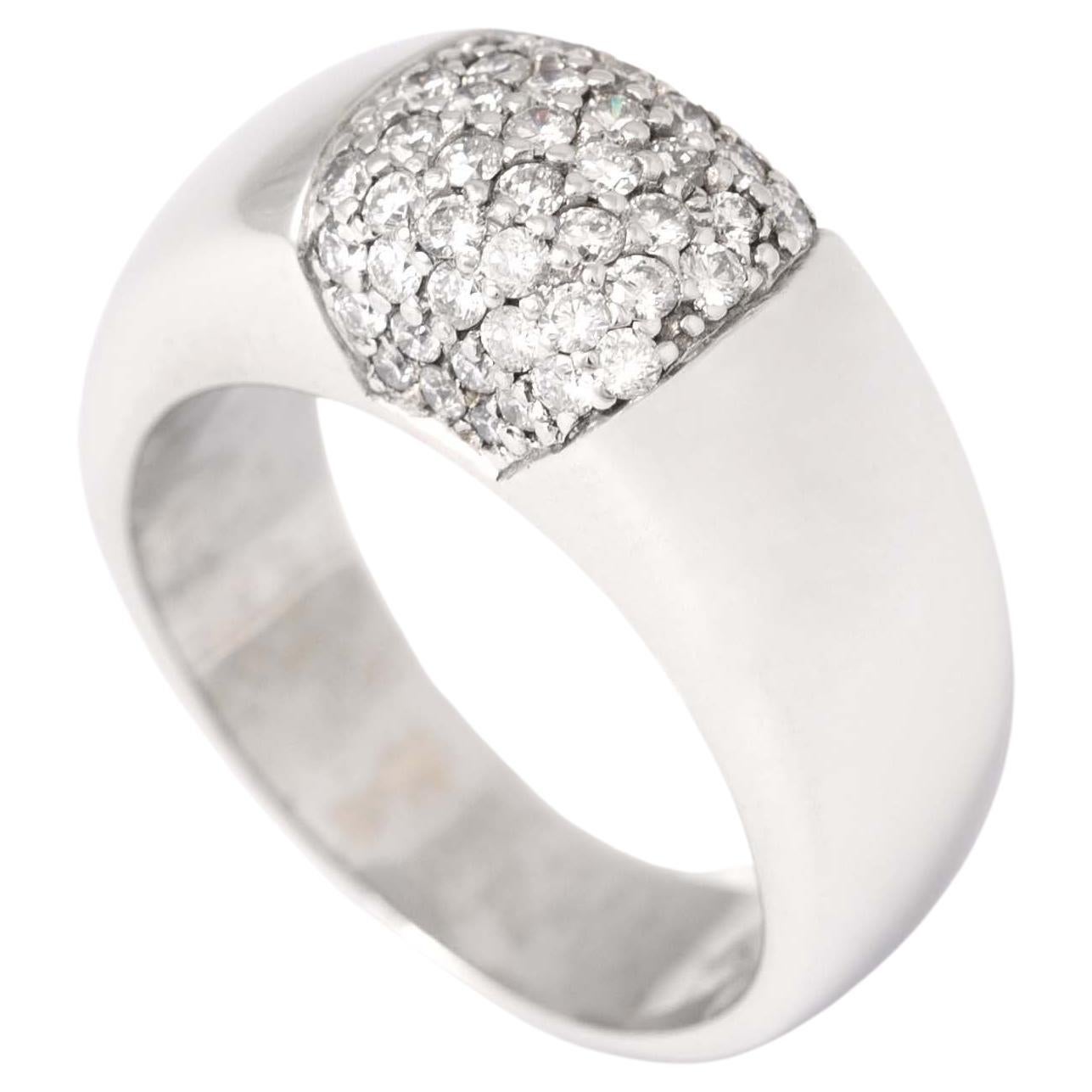 Diamond 18K White Ring