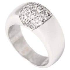 Used Diamond 18K White Ring
