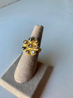 Diamond 22 Karat Gold Yellow Gold Ring
