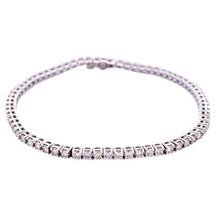 Diamond 2.82ctw Tennis Bracelet in 14K White Gold