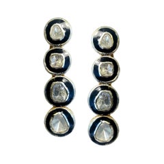 Diamond 4 Links Earrings