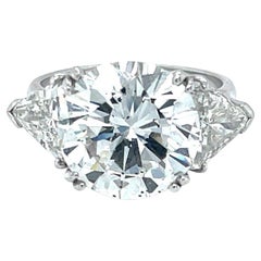 Diamond 7.05 Carats "F" "VS2"  GIA + 1.03/1.04 carats Trillions 9.12 carats Plat