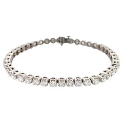 Diamond 8ctw Tennis Bracelet 14K White Gold