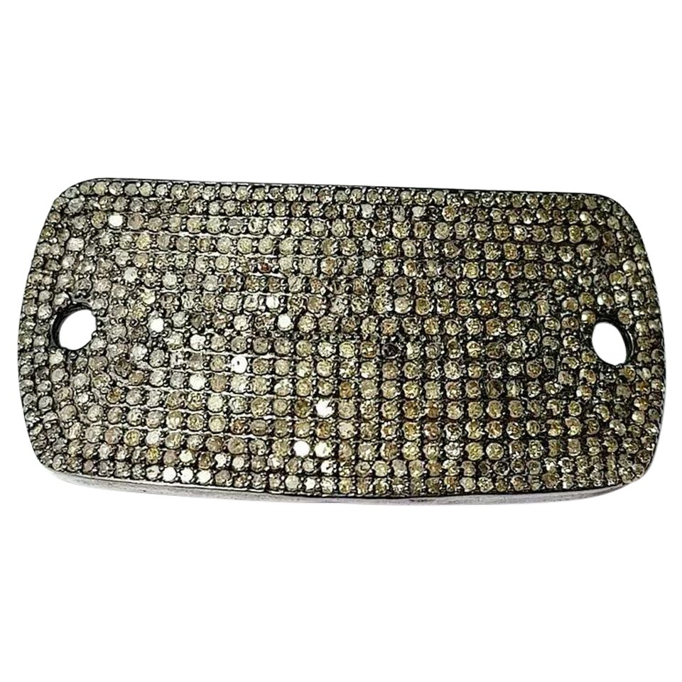 Diamante 925 Argento Bracciale fatto a mano Connettore in vendita
